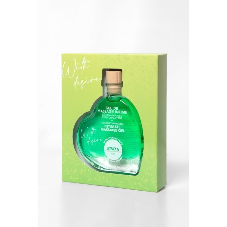 Gel de massage comestible chauffant