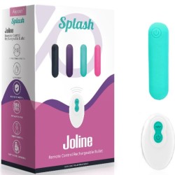 SPLASH JOLINE VIBRATEUR BULLET TÉLÉCOMMANDE EN SILICONE 10 VIBRATIONS 65 X 15 CM VERT