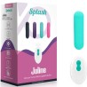 SPLASH JOLINE VIBRATEUR BULLET TÉLÉCOMMANDE EN SILICONE 10 VIBRATIONS 65 X 15 CM VERT
