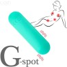 SPLASH JOLINE VIBRATEUR BULLET TÉLÉCOMMANDE EN SILICONE 10 VIBRATIONS 65 X 15 CM VERT