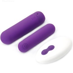 SPLASH JOLINE VIBRATEUR BULLET TÉLÉCOMMANDE EN SILICONE 10 VIBRATIONS 6.5 X 1.5 CM VIOLET