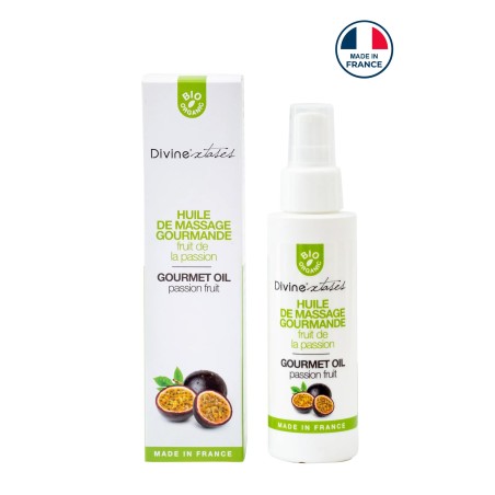 Huile de massage gourmande au fruit de la passion par DivinExtase