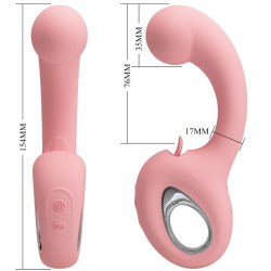 Vibromasseur point G + Stimulateur de clitoris Erynnyes