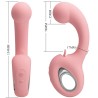 Vibromasseur point G + Stimulateur de clitoris Erynnyes