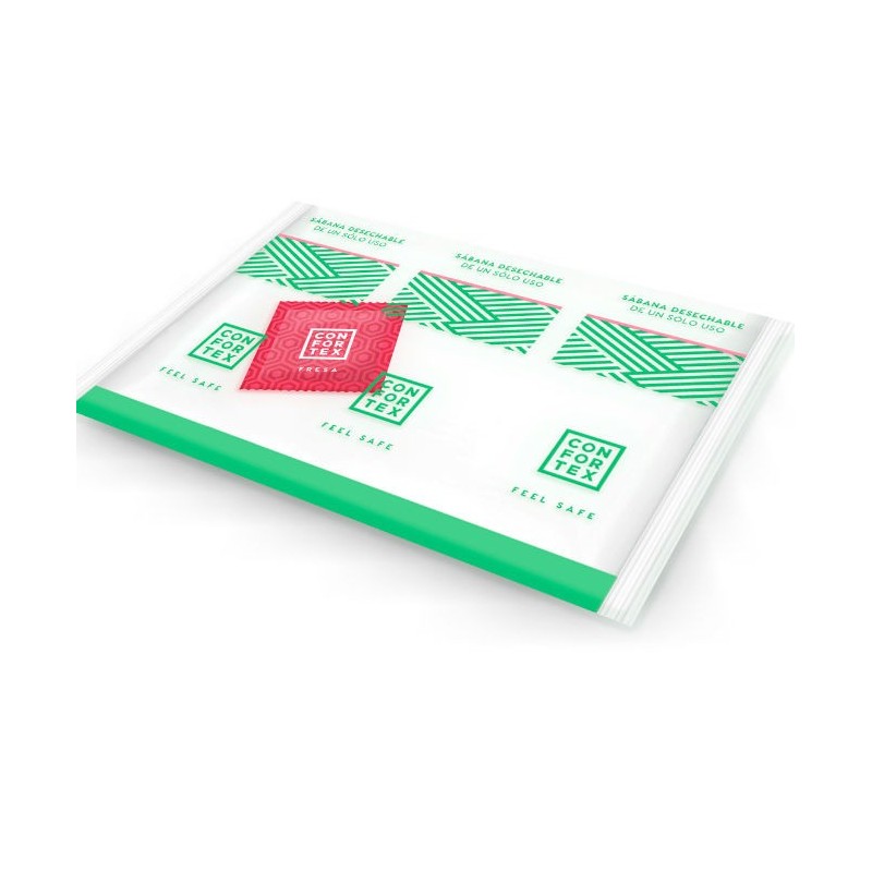 Feuilles hygièniques jetables sac indivudel + préservatif fraise