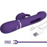 Vibromasseur Rabbit multifonction 3 en 1 Kampas avec langue