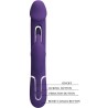 Vibromasseur Rabbit multifonction 3 en 1 Kampas avec langue