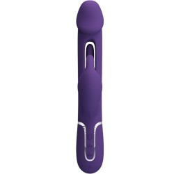 Vibromasseur Rabbit multifonction 3 en 1 Kampas avec langue