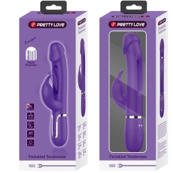 Vibromasseur Rabbit multifonction 3 en 1 Kampas avec langue