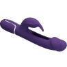 Vibromasseur Rabbit multifonction 3 en 1 Kampas avec langue