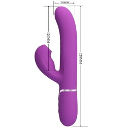 Vibromasseur Rabbit multifonction 3 en 1 Perlita
