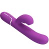 Vibromasseur Rabbit multifonction 3 en 1 Perlita