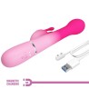 Vibromasseur Rabbit multifonction 3 en 1 Dejon