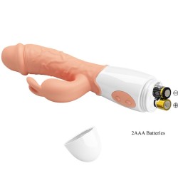 Vibromasseur avec stimulateur lapin de pâques - 30 fonctions de vibration