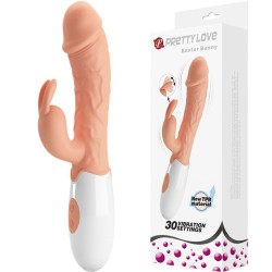 Vibromasseur avec stimulateur lapin de pâques - 30 fonctions de vibration