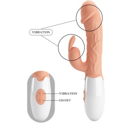 Vibromasseur avec stimulateur lapin de pâques - 30 fonctions de vibration