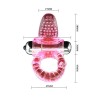 ANNEAU PÉNIS VIBRATEUR ROSE SWEET ABS 10 RYTHMES