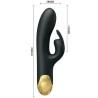 Vibromasseur rabbit intelligent double plaisir