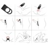 TWINS DOUBLE VIBRATEUR POUR COUPLES NOIR