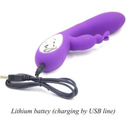 VIBRATEUR ANNEAU DE TIRAGE BELLA VIOLET RABBIT