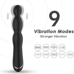 VIBRATEUR BAMBU RÉGLABLE NOIR