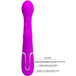 Vibromasseur rabbit 3 en 1 Dejon