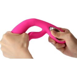 VIBRATEUR DARO & STIMULATEUR ANNEAU DE TIRAGE FUCHSIA