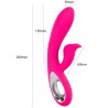 VIBRATEUR DARO & STIMULATEUR ANNEAU DE TIRAGE FUCHSIA