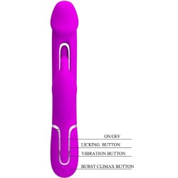 Vibromasseur rabbit multifonction 3 en 1 Dejon
