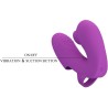Doigt vibrant avec stimulateur de clitoris Athena