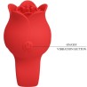 Doigt vibrant en forme de rose