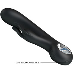 Vibromasseur rabbit Carina avec stimulateur de point G