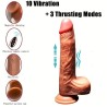 VIBRATEUR GODE RÉALISTE & TÉLÉCOMMANDE 22.5 CM