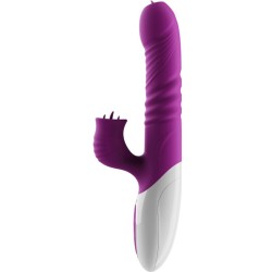 VIBRATEUR DOUBLE LANGUE ET EFFET CHALEUR VIOLETTE