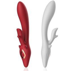 VIBRATEUR ELK RABBIT COURBE ROUGE