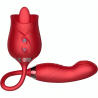 VIBRATEUR DE FLEUR DELIGHT & BUMPING AVEC LANGUE ROUGE