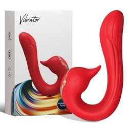 VIBRATEUR DELFIN MULTIPOSITION & EFFET CHALEUR ROUGE