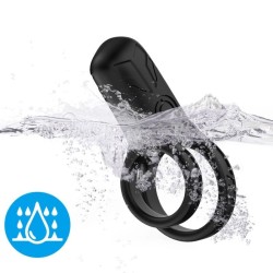 VIBRATEUR DOUBLE ANNEAU NOIR