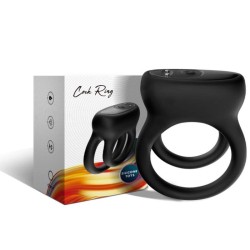 VIBRATEUR DOUBLE ANNEAU NOIR