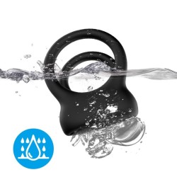 VIBRATEUR DOUBLE ANNEAU NOIR