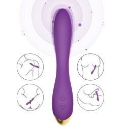 VIBRATEUR FLAMINGO MULTIPOSITION VIOLET