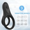 VIBRATEUR DOUBLE ANNEAU NOIR