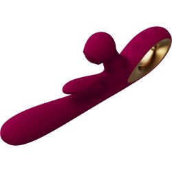 VIBRATEUR IMPACT SWING & DOUBLE STIMULATEUR MODÈLE 1 BORDEAUX