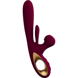 VIBRATEUR IMPACT SWING & DOUBLE STIMULATEUR MODÈLE 1 BORDEAUX