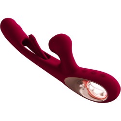 VIBRATEUR IMPACT SWING & DOUBLE STIMULATEUR MODÈLE 2 BORDEAUX