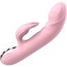 VIBRATEUR LAPIN ENTIÈREMENT DOIGT EFFET CHALEUR ROSE