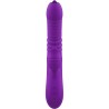 VIBRATEUR LAPIN ENTIÈREMENT G SPOT AVEC LANGUE STIMULANTE EFFET CHALEUR VIOLET