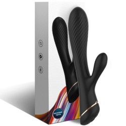VIBRATEUR LAPIN SILICONE NOIR