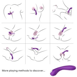 VIBRATEUR LEGEND SILICONE VIOLET