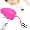 VIBRATEUR MANDALA EGG TÉLÉCOMMANDE G-SPOT FUCHSIA
